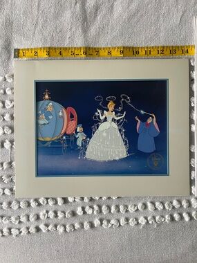 1995 Disney Cinderella Exclusive Commemorative Lithograph